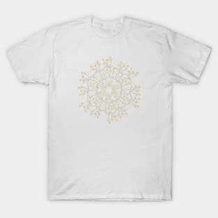 Mandala with Chamomile flowers T-Shirt